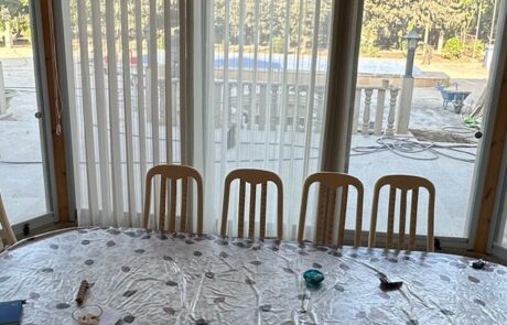 Dikey pərdə, bağ evi